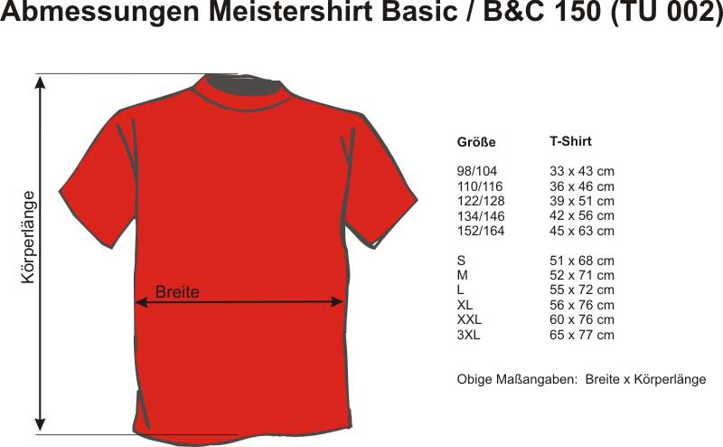 Meistershirt Basketball BASIC mit beidseitigem Druck