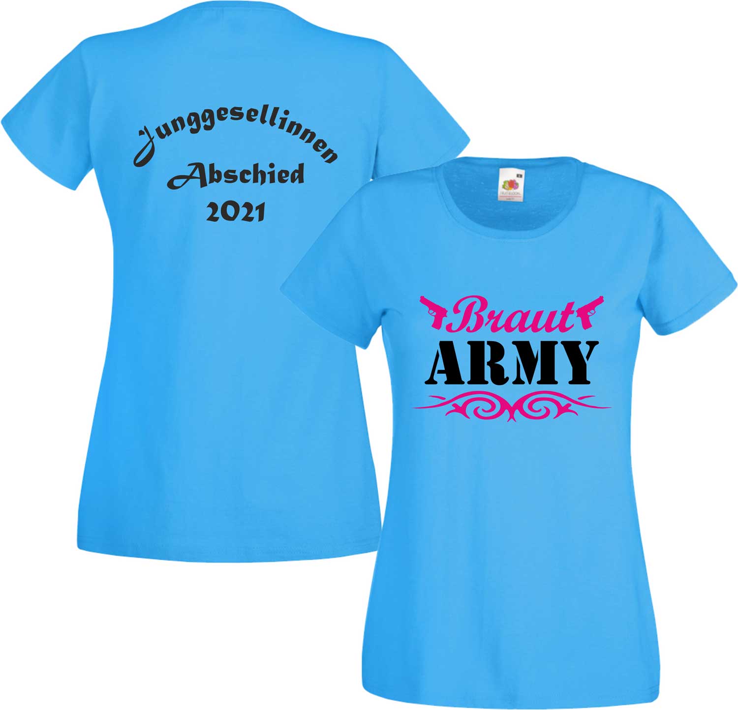 Damen JGA-Shirt "Braut-Army"