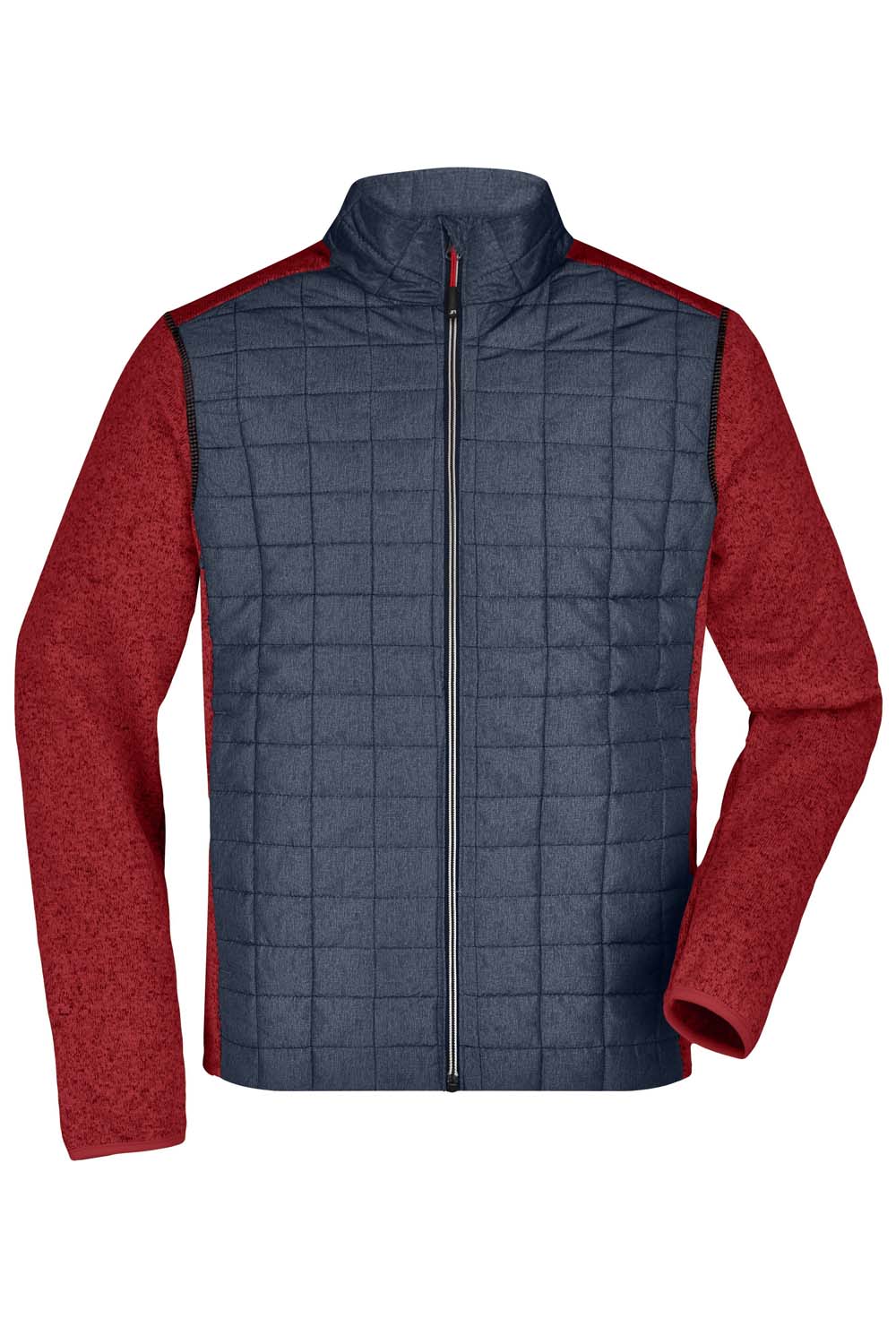 J&N Men's Knitted Hybrid Jacket JN742