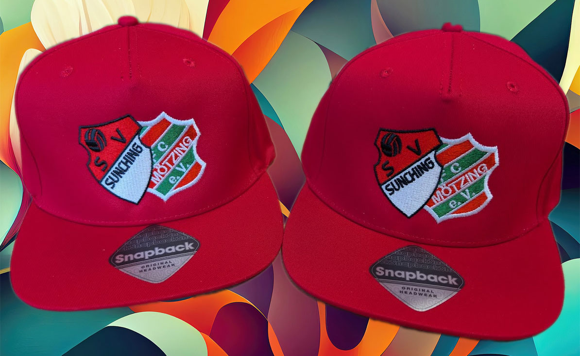 beechfield 5-Panel Snapback Rapper Cap B610 mit Logo-Stickerei