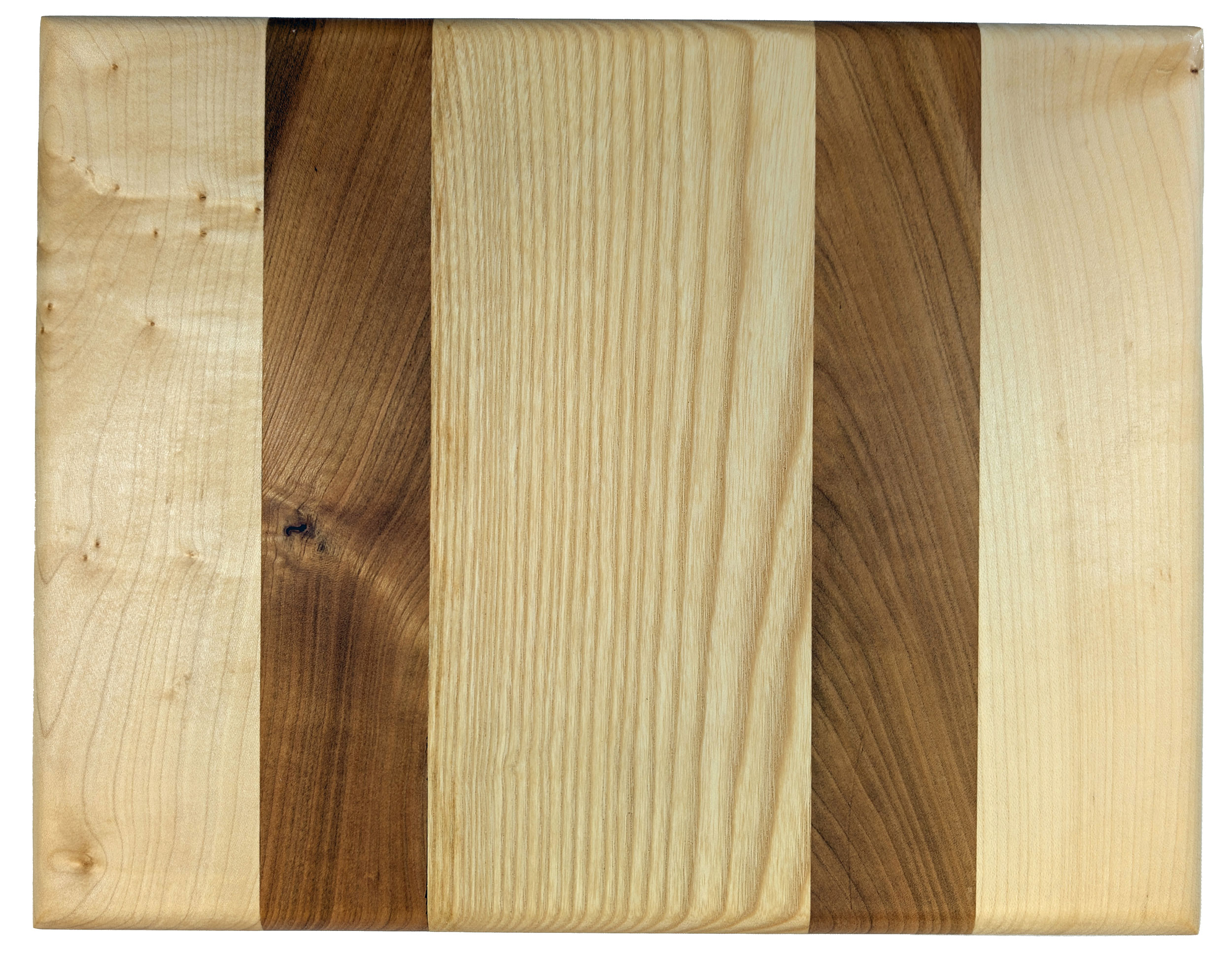 Schneidebrett Ahorn - Esche - Kirsche 350 x 270 x 50 mm