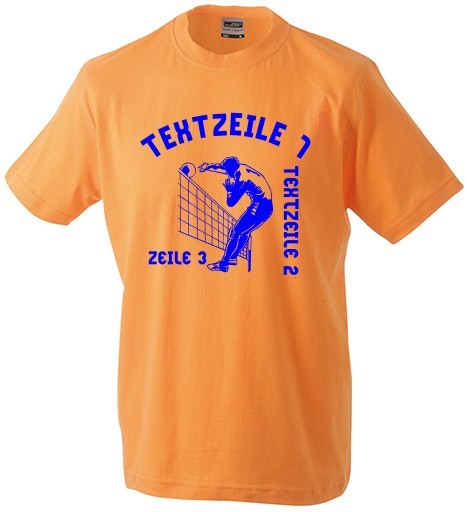 Meistershirt Volleyball BASIC mit beidseitigem Druck