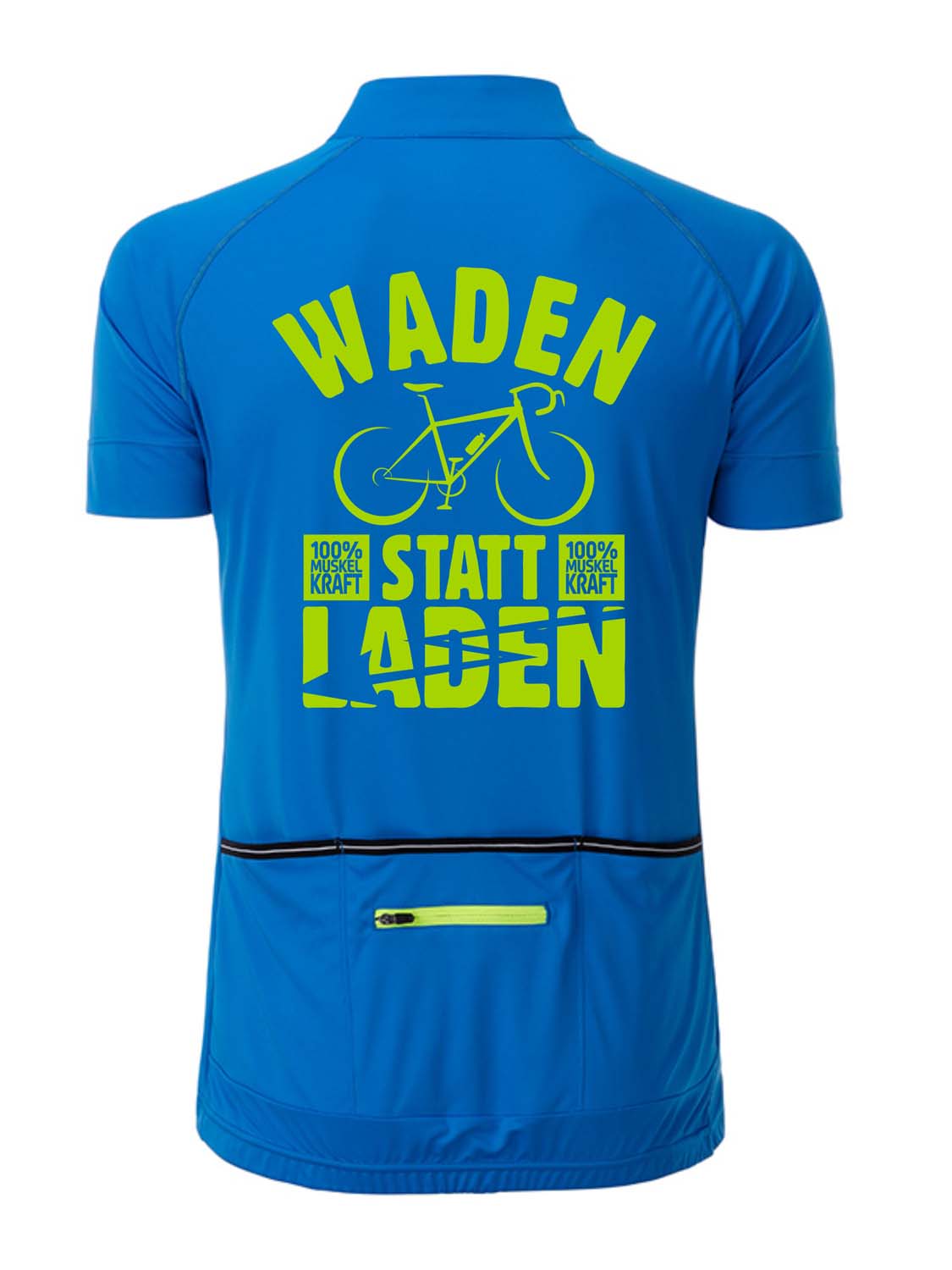 Herren Rad-Trikot Fullzip "Waden statt Laden" JN516WL