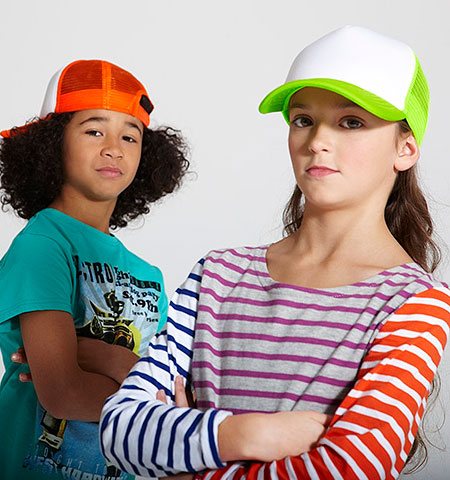 Beechfield Headwear Junior Vintage Snapback Trucker CB645b