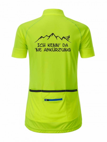 Damen Radshirt "Ich kenn da ne Abkürzung" JN513ABK Damen Radshirt "Ich kenn da ne Abkürzung" JN513ABK