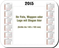 Hochglanz-Mousepad mit Kalender und Ihrem Foto Hochglanz-Mousepad mit Kalender und Ihrem Foto