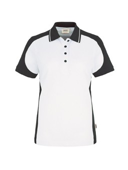 HAKRO Women-Contrast-Poloshirt Performance 239 mit Druck