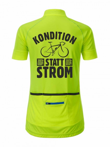 Damen Radshirt "Kondition statt Strom" JN513KS Damen Radshirt "Kondition statt Strom" JN513KS