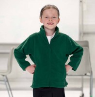 RUSSEL Kids Outdoor Fleecejacke Z8700K mit Stickerei RUSSEL Kids Outdoor Fleecejacke Z8700K mit Stickerei
