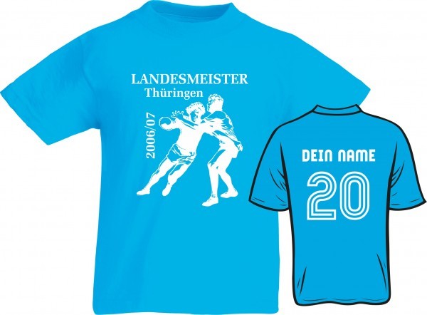 Meistershirt Handball F110 Kids mit beidseitigem Druck