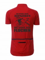 Herren Radshirt "Ich werde nicht aufgeben, aber fluchen" JN514NA Herren Radshirt "Ich werde nicht aufgeben, aber fluchen" JN514NA