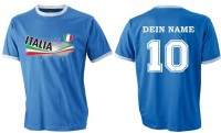 Fan-Shirt ITALY VINTAGE mit individuellem Rückendruck Fan-Shirt ITALY VINTAGE mit individuellem Rückendruck