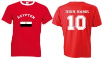 Flag-Shirt ÄGYPTEN mit individuellem Rückendruck Flag-Shirt ÄGYPTEN mit individuellem Rückendruck
