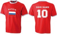 Flag-Shirt RUSSLAND mit individuellem Rückendruck Flag-Shirt RUSSLAND mit individuellem Rückendruck