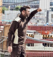 Herren Workwear Sweatshirt Kontrast JN868 Herren Workwear Sweatshirt Kontrast JN868