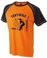 Meistershirt Volleyball RaglanT mit beidseitigem Druck Meistershirt Volleyball RaglanT mit beidseitigem Druck