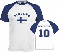 Flag-Shirt FINNLAND mit individuellem Rückendruck JN010 Flag-Shirt FINNLAND mit individuellem Rückendruck JN010