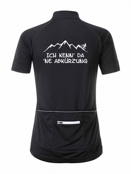 Damen Radshirt "Ich kenn da ne Abkürzung" JN513ABK