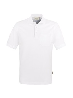 HAKRO Pocket-Poloshirt Top 802 mit Textdruck