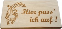 Holz-Brettchen 220 x 120 mm mit Lasergravur Holz-Brettchen 220 x 120 mm mit Lasergravur