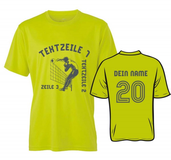 Meistershirt Volleyball ACTIV mit beidseitigem Druck