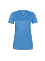 HAKRO Women V-Shirt Coolmax HK187 mit Textdruck HAKRO Women V-Shirt Coolmax HK187 mit Textdruck