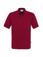 HAKRO Pocket-Poloshirt Top 802 mit Textdruck HAKRO Pocket-Poloshirt Top 802 mit Textdruck