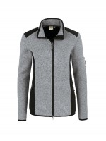 HAKRO Damen-Strickfleece-Jacke Churchill 236 mit Textstickerei HAKRO Damen-Strickfleece-Jacke Churchill 236 mit Textstickerei