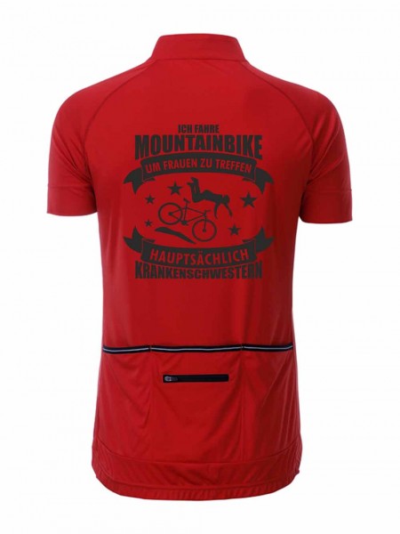 Herren Radshirt "Ich fahre Mountainbike um Frauen zu treffen" JN514FT Herren Radshirt "Ich fahre Mountainbike um Frauen zu treffen" JN514FT