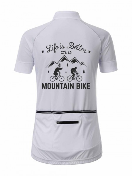 Damen Radshirt "Life is better on a Mountainbike" JN513LB Damen Radshirt "Life is better on a Mountainbike" JN513LB