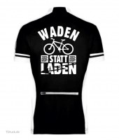 Men's Bike-T Half Zip "Waden statt Laden" JN452WL Men's Bike-T Half Zip "Waden statt Laden" JN452WL