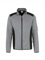 HAKRO Strickfleece-Jacke Dawson 836 mit Textstickerei HAKRO Strickfleece-Jacke Dawson 836 mit Textstickerei