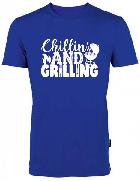 BBQ Fun-Shirt - Chilling And Grilling HRM101CG BBQ Fun-Shirt - Chilling And Grilling HRM101CG
