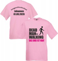 Herren JGA-Shirt "Dead Man Walking" Herren JGA-Shirt "Dead Man Walking"