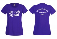 Damen JGA-Shirt "Braut - Balloon" Damen JGA-Shirt "Braut - Balloon"