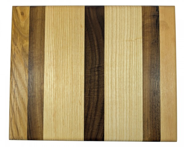 Schneidebrett Esche - Nussbaum 360 x 295 x 45 mm