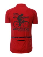 Herren Radshirt "Auf dem E-Bike der Rente entgegen" JN514ER Herren Radshirt "Auf dem E-Bike der Rente entgegen" JN514ER