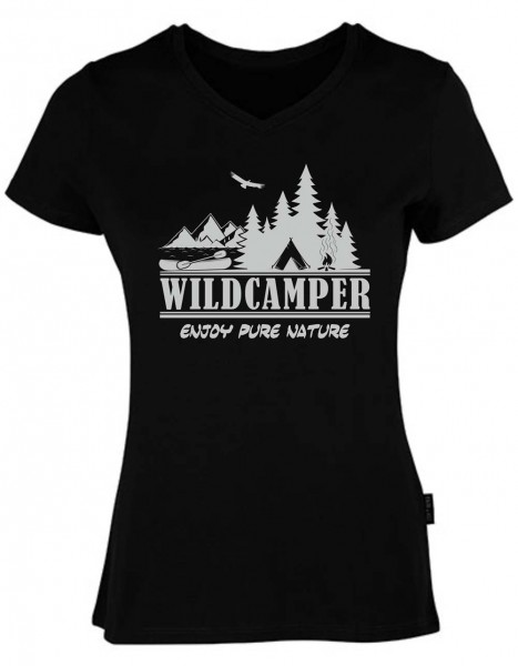 Wildcamper Women's V-Neck Tee 202 Wildcamper Women's V-Neck Tee 202