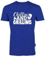BBQ Fun-Shirt - Chilling And Grilling HRM101CG BBQ Fun-Shirt - Chilling And Grilling HRM101CG