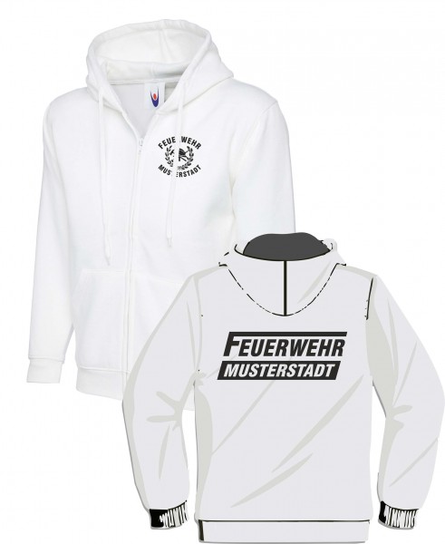 Feuerwehr Hooded-Jacket FP1260FWBL mit Feuerwehr-Logo Feuerwehr Hooded-Jacket FP1260FWBL mit Feuerwehr-Logo