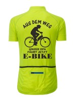 Herren Radshirt "Aus dem Weg - Opa fährt jetzt E-Bike" JN514OP Herren Radshirt "Aus dem Weg - Opa fährt jetzt E-Bike" JN514OP