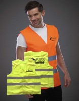 YOKO Sicherheitsweste YK102 mit Logo-Druck Brust und Rücken YOKO Sicherheitsweste YK102 mit Logo-Druck Brust und Rücken