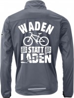 Herren Softshell-Radjacke "Waden statt Laden" JN1126WL Herren Softshell-Radjacke "Waden statt Laden" JN1126WL