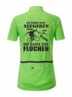Damen Radshirt "Ich werde nicht aufgeben, aber fluchen" JN513NA Damen Radshirt "Ich werde nicht aufgeben, aber fluchen" JN513NA