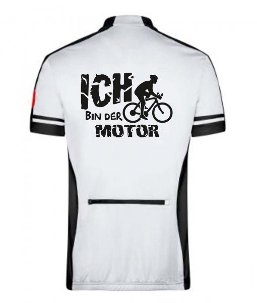 Ladies Bike-T Half Zip "Ich bin der Motor" JN451IM Ladies Bike-T Half Zip "Ich bin der Motor" JN451IM