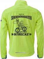 Herren Softshell-Radjacke "Scheiß auf Sehenswürdigkeiten" JN1126ST Herren Softshell-Radjacke "Scheiß auf Sehenswürdigkeiten" JN1126ST