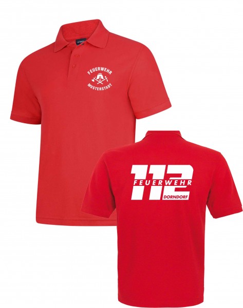 Feuerwehr Poloshirt FP1300FWBL mit Feuerwehr-Logo Feuerwehr Poloshirt FP1300FWBL mit Feuerwehr-Logo