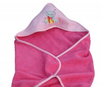 A&R Baby-Kapuzentuch mit lustigem Elefanten und individuellem Namen bestickt A&R Baby-Kapuzentuch mit lustigem Elefanten und individuellem Namen bestickt