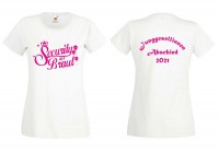 Damen JGA-Shirt "Braut-Security Balloon" Damen JGA-Shirt "Braut-Security Balloon"