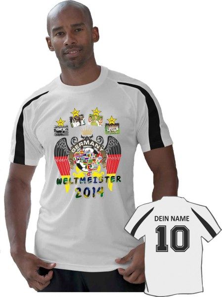 Weltmeister-Shirt GERMANY COOL T mit individuellem Rückendruck
